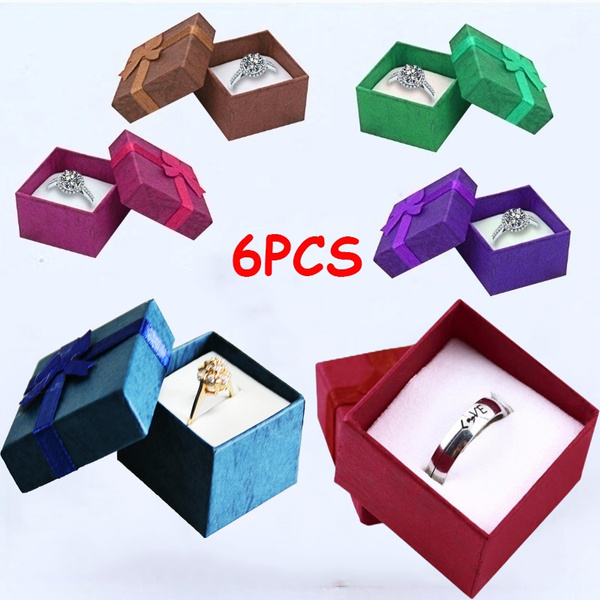 10 Black Leatherette Ring Boxes Jewellery Shop Ring Gift Box Wholesale  Suppliers – Mentoria Bússola da Advocacia