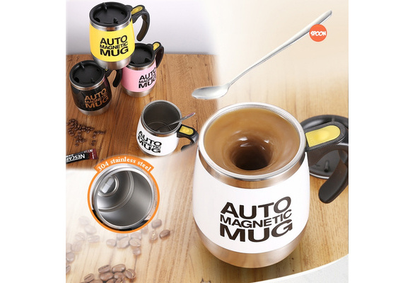 Automatic Lazy Self Stirring Magnetic Mug Creative 304 Stainless