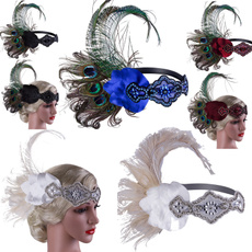 fascinatorheadband, Fashion, featherheadband, peacock