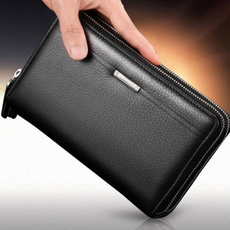 case, leather wallet, clutch purse, businessclutchbag