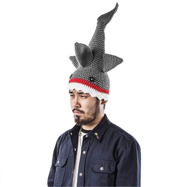 shark stocking hat