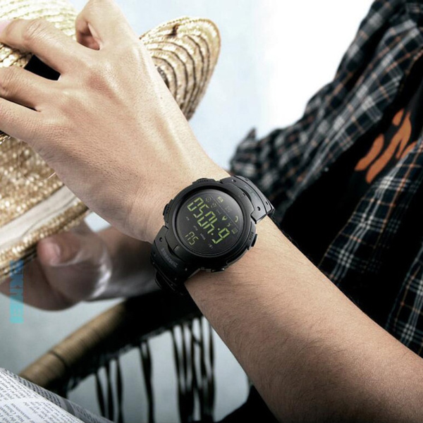 1PC SKMEI 1301 Chronograph Bluetooth Watch Clock Digital Wrist Watch Sport  Wacth Smartband for Women Sports Men | Wish