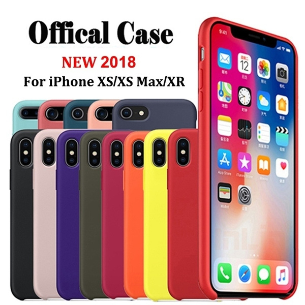 Capa de silicone para iPhone XS MAX XR X Bolsa para celular capa para  iPhone 8 7 6 6S 6Plus 7Plus 8Plus com logotipo Office Original | Wish