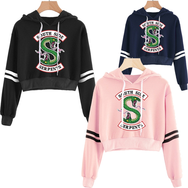 Riverdale crop cheap top hoodie