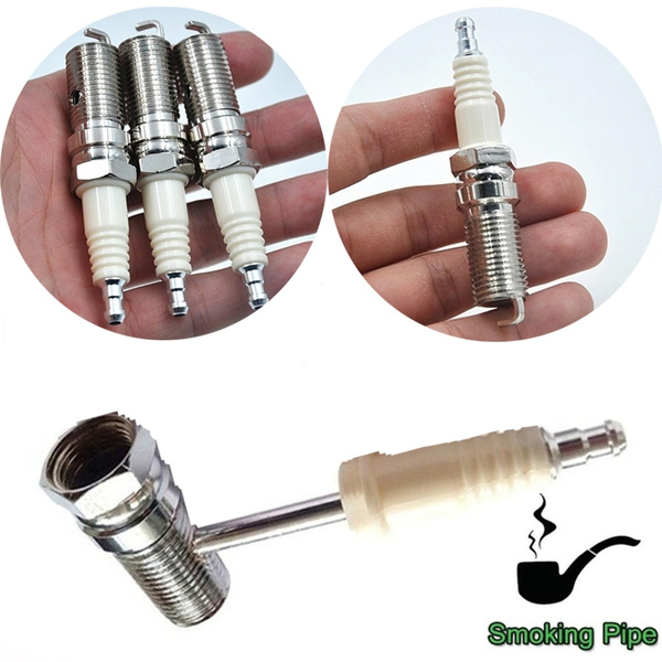 Details about   3.19 " inch Spark Plug Metal Tobacco Smoking Pipe Hookah Spoon Free Shipping 