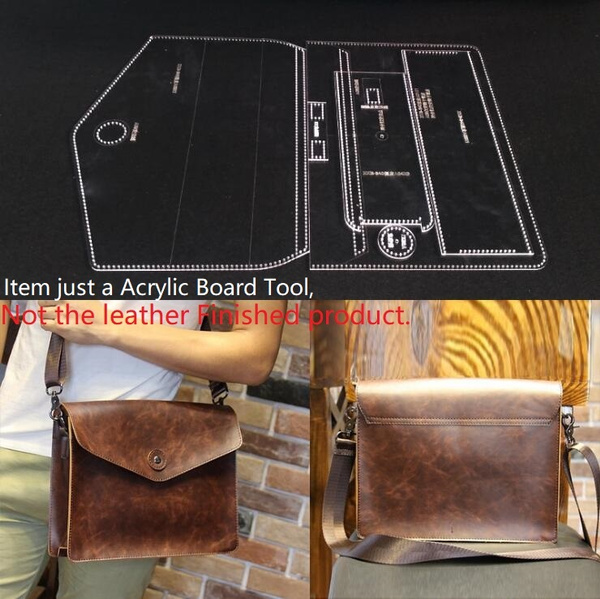 large leather computer bolsa