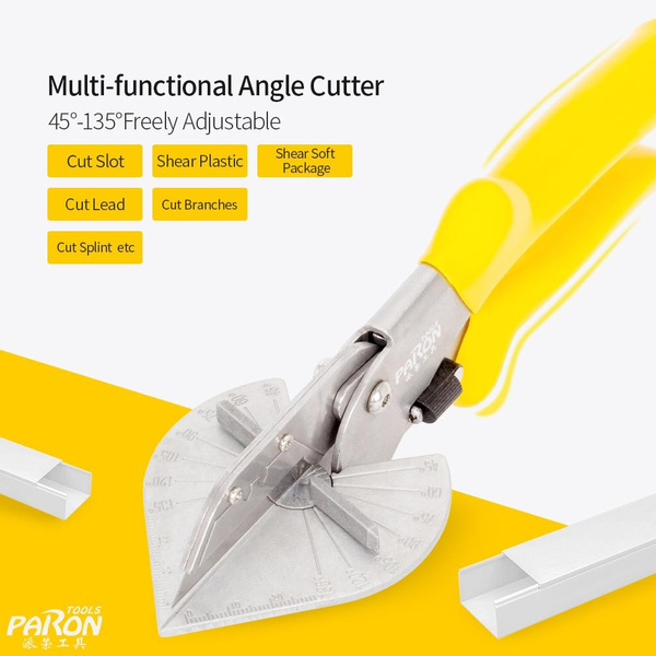 New Multifunctional Adjustable Angle Scissors Shear Multi Angle Wire Duct Cutter 