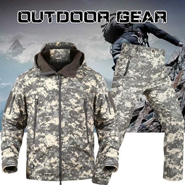 Sharkskin Military Uniform Clothes Tactical Jacket Waterproof Coat ...