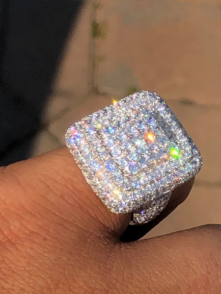 diamond rapper rings