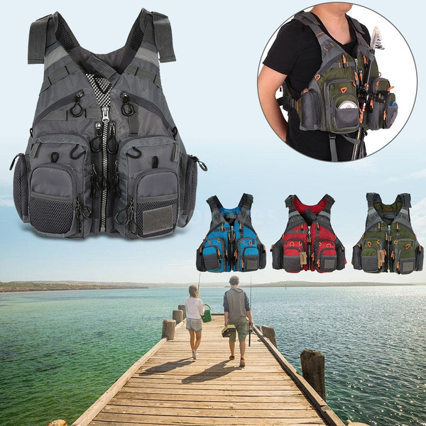 Fishing waistcoat hot sale life jacket