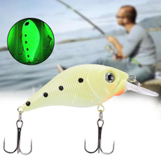 1pc 3D Luminous Night Fatty Boy Sound Fish Bait Lure Treble Hook