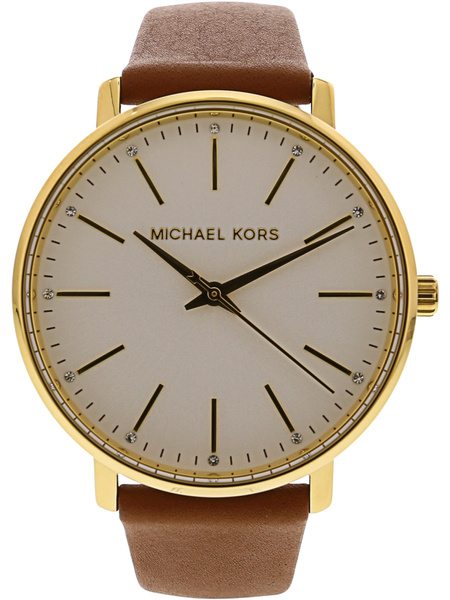 Michael Kors Women's Pyper MK2740 Gold Leather Japanese Quartz