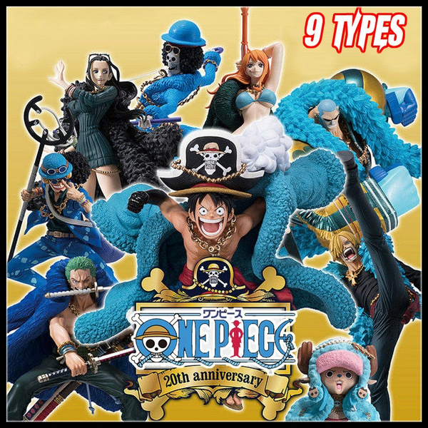 One Piece Luffy Figure Monkey D Luffy 20 Years Anniversary Ver PVC ...