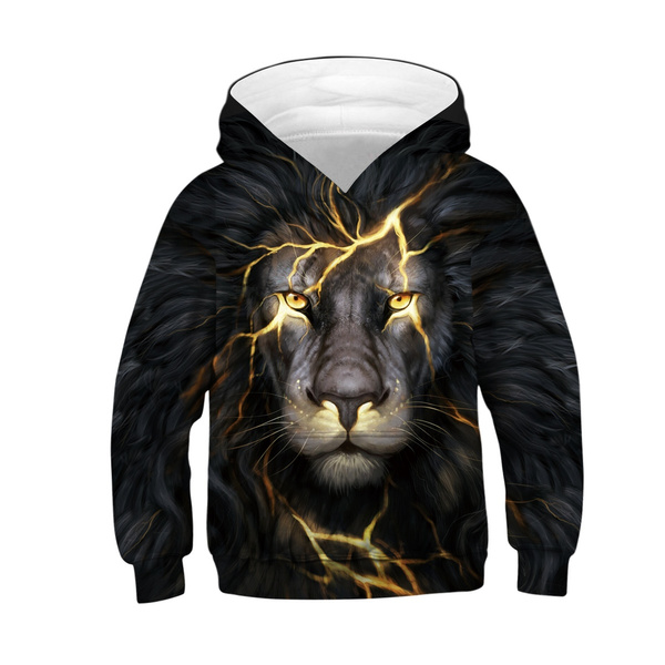 lion hoodie with ears