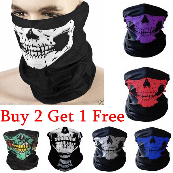 New Outdoor Skull Neck Face Bandana Mask Bike Motorcycle Helmet for ...