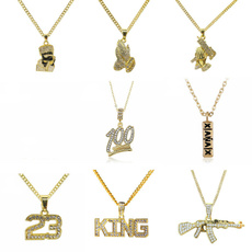Hip Hop, Chain Necklace, kingnecklace, gold