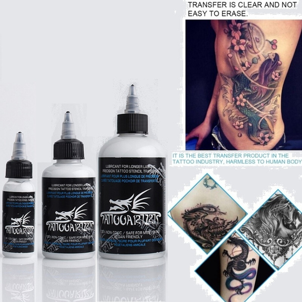 Tattoo Transfer Kit With Transfer Stencil Paper Practice Skin Marker Pen  And Transfer Gel For Tattoo Artists And Beginners - Beauty & Health - Temu