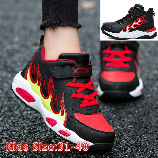 Kids Sports Shoes for Boys Comfortable Waterproof Leather Protective Basketball Shoes for Children 4 Choice Size 31 40 chaussure enfant kinder schuhe