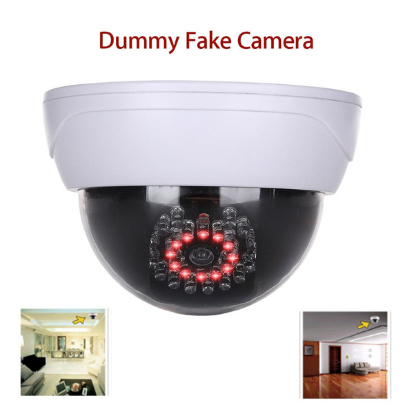 3x Telecamera Finta Di Sorveglianza, Dummy Camera, Con LED Lampeggiante Hxlxp 23 5x12 5x14 Cm Deterrente Nero 88865382 - Foto 6