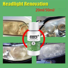 HGKJ 20ML/50ML Headlight Lens Restoration System Auto Lens Repair Car Lens Cleaner
