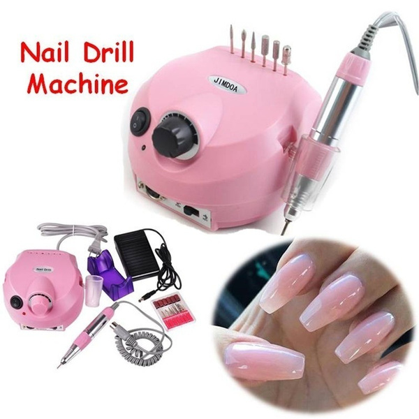 YaFex Electric Nail Drill Machine - 30000RPM Nail Drills for Acrylic Nails  Professional, Efile Nail File with LED Display for Shaping, Buffing,  Removing Gel Nails Purple