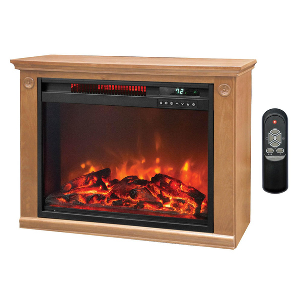 LifeSmart LS-1111HH13 1800 Sq.Ft Infrared Electric Fireplace Heater - Open  Box | Wish