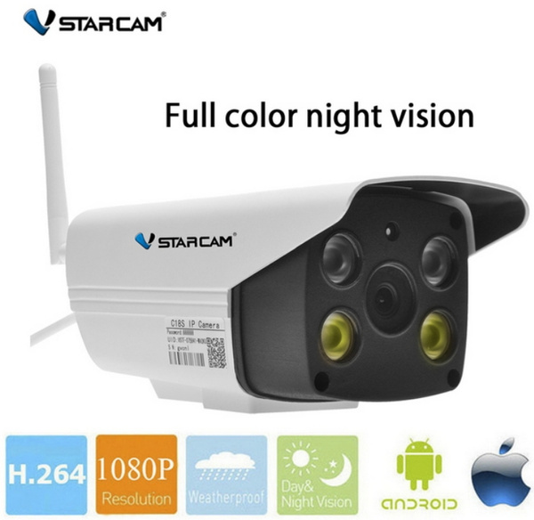 VStarcam C18S Gun 1080P Waterproof WiFi IP Camera IR Night Vision