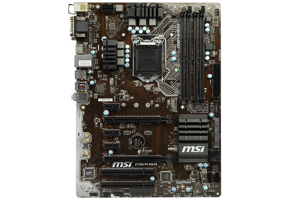 Msi Z170a Pc Mate Intel Z170 Socket 1151 Atx Motherboard Certified Refurbished Wish