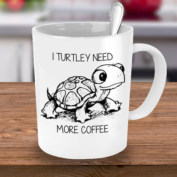 Cute Turtle Drinking Cup Coffee - Turtle - Mug