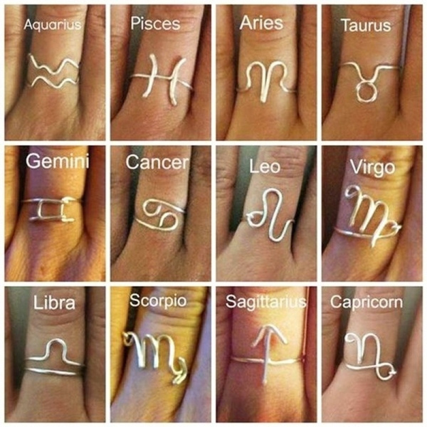 zodiac rings