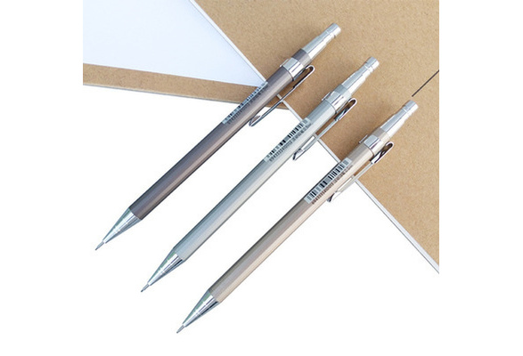 0.7mm Iron Metal Mechanical Automatic Pencil Drawing Write School 