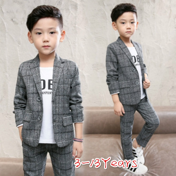 Winter Children's Thickened Suit New Boys Korean Version of The