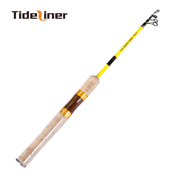 Tideliner telescopic ul fishing rod ultralight 1-6g 2-6lbs carbon fiber  portable spinning fishing rod pole cane
