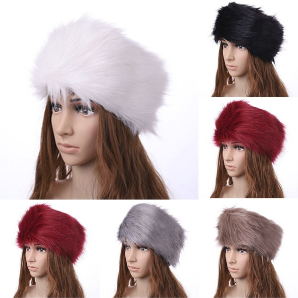 5 Colors Fashion Women Russian Faux Fur 