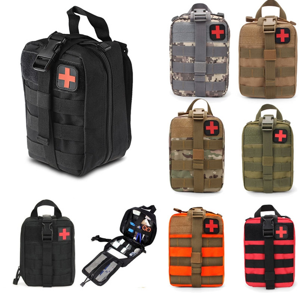 First Aid Kit Tactical Survival Kit Molle Rip Away Emt Pouch Bag Ifak 