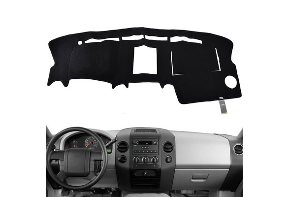 HanLanKa Dashboard Cover for GMC Sierra and Chevrolet Silverado- Fits 2007-2013 Models with Two Glove Boxes. Custom Fit Dash Mat, Won't Break Dash