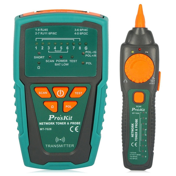 Pro'sKit MT-7028 Network Toner Probe Kit Audio Network Check Line Tester Tracker Pro'sKit MT-7028 Network Toner Probe Kit Audio Network Check Line Tester Tracker