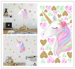 PVC wall stickers, Heart, Decor, Star