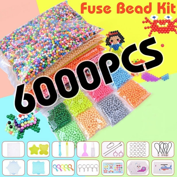 Magic bead Fuse Beads Mix/Crystal Water Sticky Beads DIY Refill Water Spray  Kid Art Craft learning toy