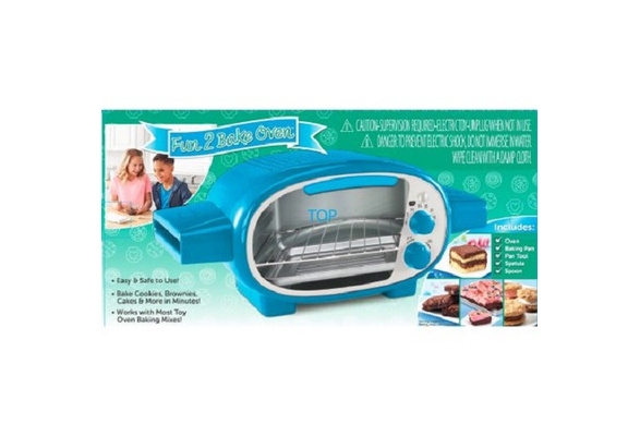 Fun 2 Bake Electric Play Oven with Pan and Accessories, Blue, Unisex 