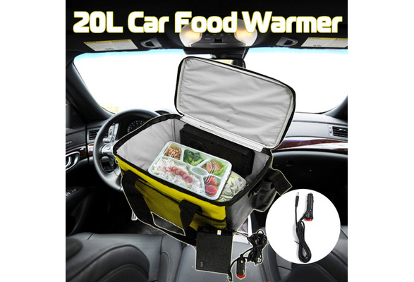 Solar Power Car Portable Heated Waterproof Antifouling Food Heater & Warmer  Bag Rice Lunch Storage Handbag Cooker 20L Yummy Camping Picnic for Business  Trips Family