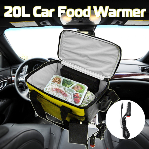 Solar Power Car Portable Heated Waterproof Antifouling Food Heater & Warmer  Bag Rice Lunch Storage Handbag Cooker 20L Yummy Camping Picnic for Business  Trips Family
