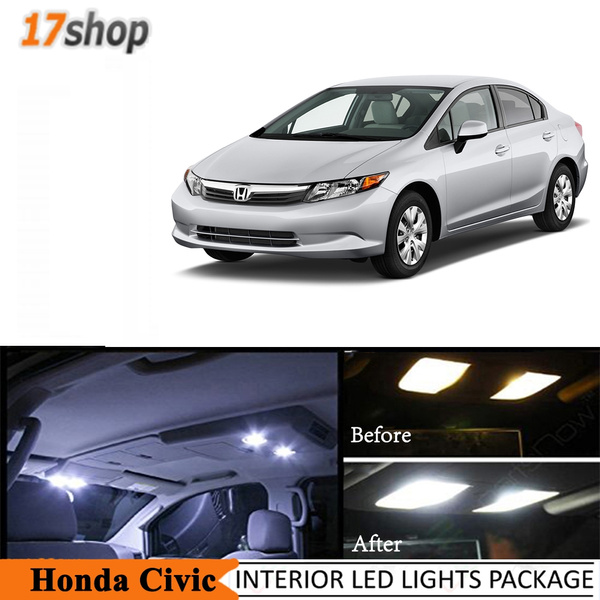 Honda Civic Hatch Premium LED Interior Lighting Package 2011, 2010, 2009,  2008