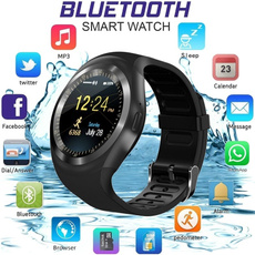 2019 Y1 Bluetooth Smart Watch Fitness Intelligente Uhr Tracker Remote Control Waterproof Phone Wristwatch Support SIM TF for Andriod