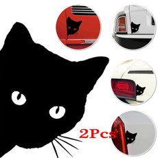 Decorative, catface, luggagesticker, Car Sticker