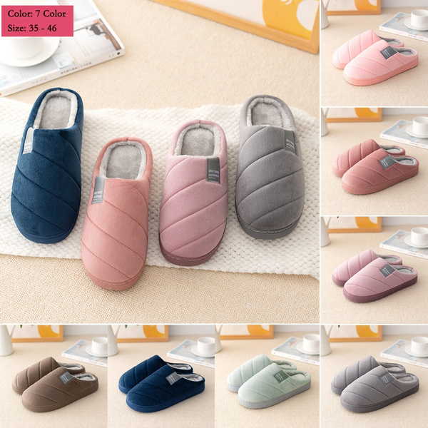 washable cotton slippers
