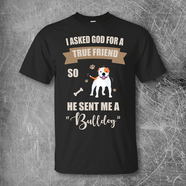 Dogline Womens English Bulldog Dog Lovers Graphic Tee Shirt