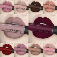 Sexy 12 Colors Long Lasting Waterproof Matte Nude Velvet Lipgloss Liquid Lipstick Gift
