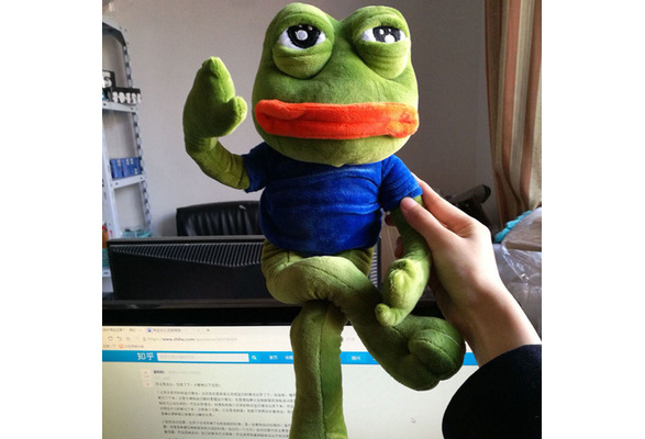 pepe the frog plush doll