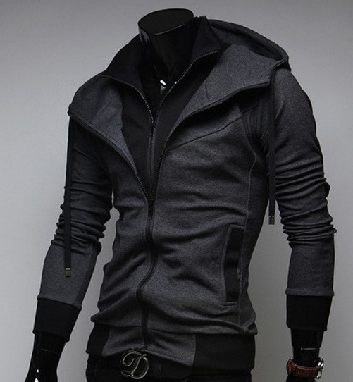 2019 Men's Fashion Sweater Cardigan Hooded Jacket High Quality Casual ...